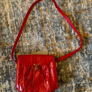 Vintage Cherry Red Fillmore Purse